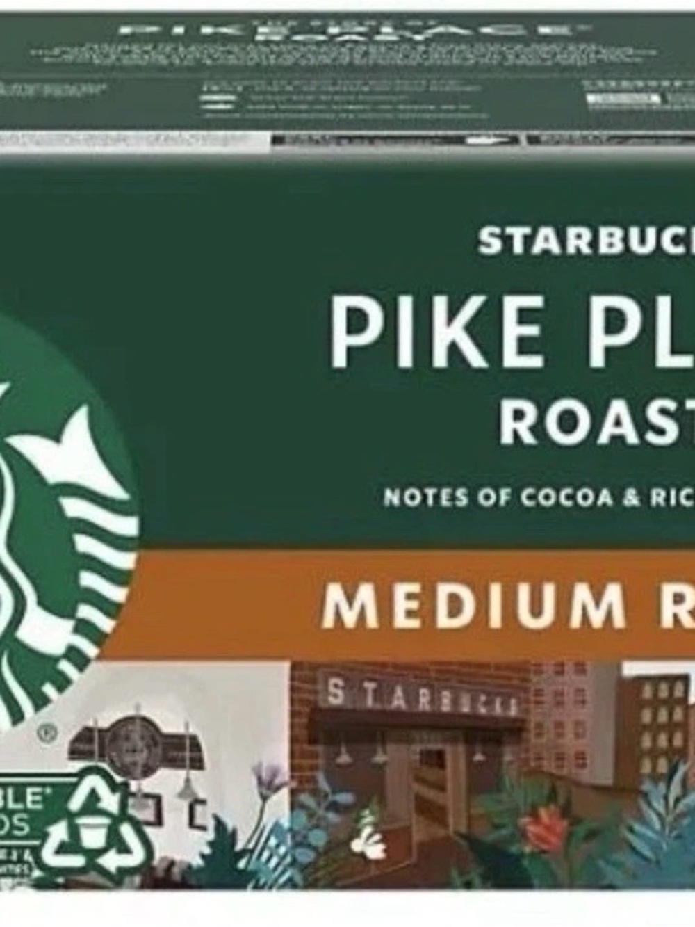 Starbucks Pike Place Roast Medium Roast Coffee - 72 counts